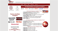 Desktop Screenshot of baydounappliances.com